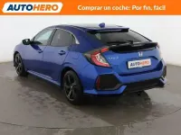 Begagnad Honda Civic Elegance 130 HK (95 kW) 2018 Blå Sedan