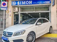 Usado Mercedes A180 AMG line 109 CV (80 kW) 2014 Blanco Utilitario
