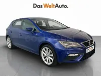 Usado Seat Leon FR 130 CV (95 kW) 2019 Azul Berlina