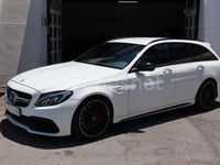 Usado Mercedes C63S AMG 510 CV (375 kW) 2015 Blanco Familiar