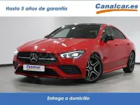 Usado Mercedes CLA180 136 CV (100 kW) 2019 Rojo Coupe