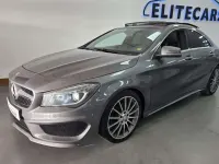 Usado Mercedes CLA200 AMG line 136 CV (100 kW) 2015 Gris Coupe