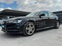 Usado Audi A6 S-Line 218 CV (160 kW) 2017 Negro Berlina
