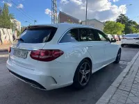 Usado Mercedes C220 AMG line 170 CV (125 kW) 2016 Blanco Familiar