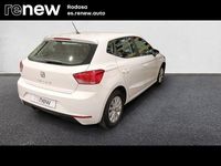 Usado Seat Ibiza Style 75 CV (55 kW) 2018 Blanco Berlina