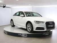 Brugt Audi A6 S-Line 190 HK (139 kW) 2018 Hvid Sedan