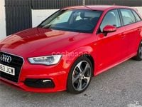 Usado Audi A3 S-Line 110 CV (80 kW) 2015 Rojo Berlina