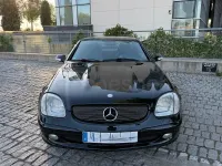 Usado Mercedes SLK200 163 CV (119 kW) 2002 Negro Descapotable
