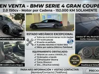 Usado BMW 418 Gran Coupé 150 CV (110 kW) 2017 Gris / plata Coupe