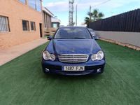 Usado Mercedes C180 Sport Edition 143 CV (105 kW) 2007 Azul Berlina