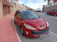 Usado Peugeot 308 SW Sport 110 CV (80 kW) 2009 Rojo Familiar