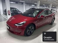 Usado Tesla Model 3 Long Range AWD 238 kW (324 CV) 2020 Rojo Berlina