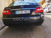 Usado Mercedes E220 Elegance 170 CV (125 kW) 2011 Negro Berlina