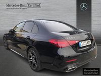 Usado Mercedes C220 AMG line 200 CV (147 kW) 2025 Negro Berlina
