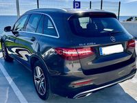 Usado Mercedes GLC220 AMG line 170 CV (125 kW) 2017 Marrón SUV