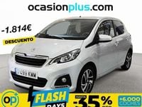Usado Peugeot 108 Allure 82 CV (60 kW) 2018 Plateado Utilitario