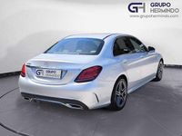 Usado Mercedes C220 AMG line 195 CV (143 kW) 2019 Blanco Berlina
