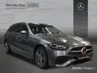 Usado Mercedes C300e AMG line 313 CV (230 kW) 2024 Gris selenita Familiar