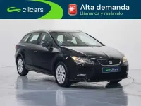 Usado Seat Leon ST Style 110 CV (80 kW) 2016 Negro Familiar
