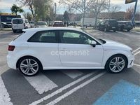 Usado Audi A3 S-Line 110 CV (80 kW) 2017 Blanco Berlina