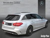 Usado Mercedes C220 194 CV (142 kW) 2018 Gris / plata Familiar