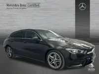 Usado Mercedes CLA200 AMG line 150 CV (110 kW) 2022 Negro Coupe