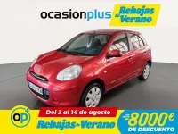 Usado Nissan Micra Acenta 80 CV (58 kW) 2012 Rojo Utilitario