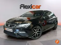 Usado Seat Leon FR 179 CV (131 kW) 2018 Negro Berlina