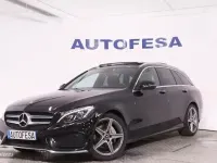 Usado Mercedes C220 AMG line 170 CV (125 kW) 2018 Negro Familiar