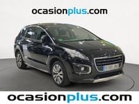 Usado Peugeot 3008 Style 120 CV (88 kW) 2016 Negro Berlina