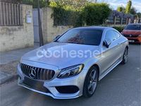 Usado Mercedes C180 156 CV (114 kW) 2017 Gris / plata Coupe