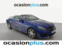 Usado Mercedes E220 AMG 170 CV (125 kW) 2016 Azul Descapotable