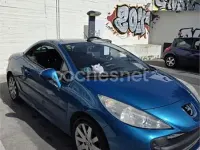 Usado Peugeot 207 CC 120 CV (88 kW) 2007 Azul Descapotable