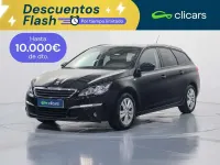 Usado Peugeot 308 SW Style 131 CV (96 kW) 2017 Negro Familiar