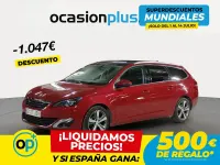 Usado Peugeot 308 Allure 130 CV (95 kW) 2017 Rojo Familiar
