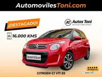 Usado Citroën C1 72 CV (52 kW) 2021 Rojo Utilitario