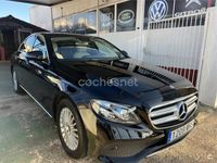 Usado Mercedes E200 150 CV (110 kW) 2017 Negro Berlina