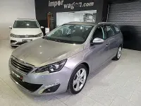 Usado Peugeot 308 SW Style 120 CV (88 kW) 2017 Gris / plata Familiar