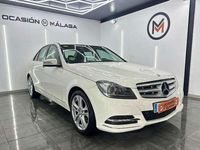 Usado Mercedes C200 Avantgarde 136 CV (100 kW) 2011 Blanco Berlina