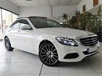 Usado Mercedes C220 AMG line 170 CV (125 kW) 2014 Blanco Berlina