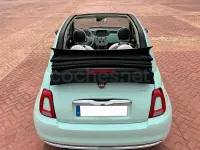 Usado Fiat 500C Lounge 69 CV (50 kW) 2019 Azul Descapotable