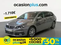 Usado Peugeot 308 Allure 130 CV (95 kW) 2021 Gris Familiar