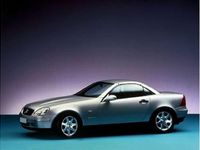 Usado Mercedes SLK200 136 CV (100 kW) 1997 Gris Descapotable