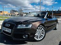 Usado Audi A5 Cabriolet S-Line 211 CV (155 kW) 2011 Granate Descapotable