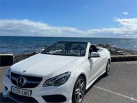 Usado Mercedes E220 Elegance 170 CV (125 kW) 2013 Blanco Descapotable