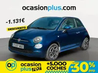 Usado Fiat 500 Club 70 CV (51 kW) 2023 Azul Descapotable