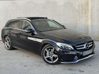Używany Mercedes C200 150 KM (110 kW) 2018 Czarny Kombi