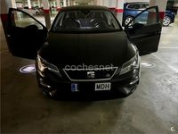 Usado Seat Leon FR 184 CV (135 kW) 2017 Negro Berlina