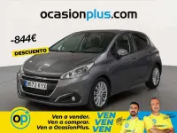 Usado Peugeot 208 Signature Sky 99 CV (72 kW) 2019 Gris Utilitario