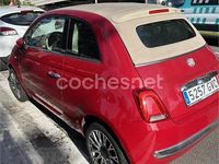 Usado Fiat 500C Lounge 100 CV (73 kW) 2010 Rojo Descapotable